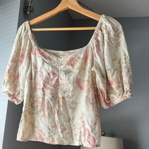 Floral H&M top!